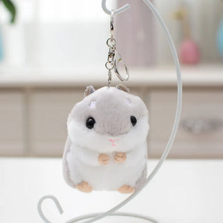  Kawaii 10cm Hamster Plush Key Chain Dolls cashymart