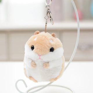  Kawaii 10cm Hamster Plush Key Chain Dolls cashymart