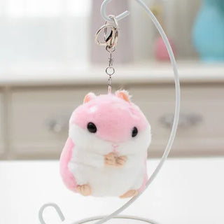  Kawaii 10cm Hamster Plush Key Chain Dolls cashymart