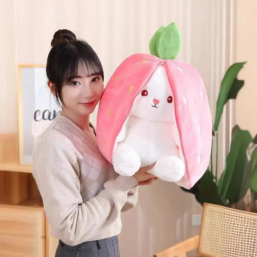  Kawaii Fruit Bunny Plush Toy for Kids cashymart