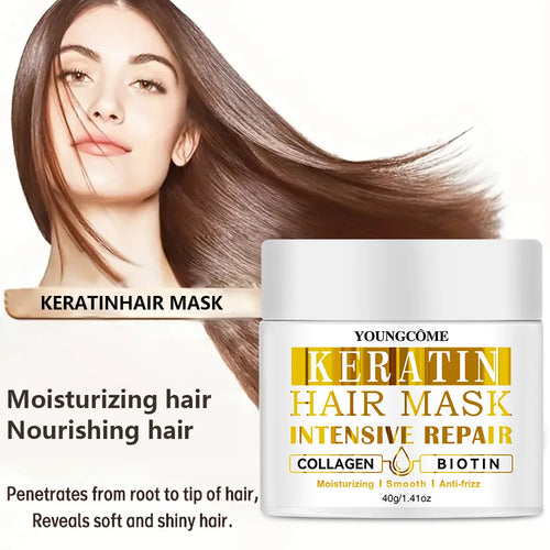  Keratin Deep Repair Hair Mask Conditioner Treatment cashymart