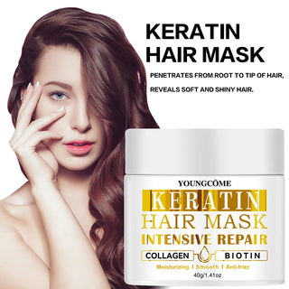  Keratin Deep Repair Hair Mask Conditioner Treatment cashymart