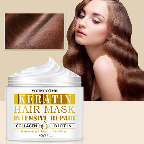  Keratin Deep Repair Hair Mask Conditioner Treatment cashymart