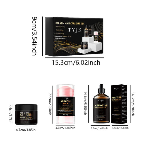  Keratin Hair Mask and Conditioner Set for Smooth Hair cashymart