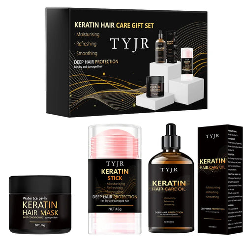  Keratin Hair Mask and Conditioner Set for Smooth Hair cashymart