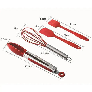  Kitchen Accessories Silicone Tool Set cashymart