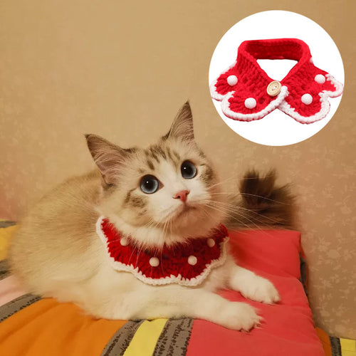  Knitted Bowknot Collar for Pets cashymart