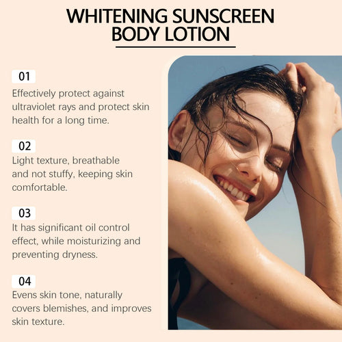  Kojic Acid Body Lotion SPF 30+ UV Protection Cream cashymart