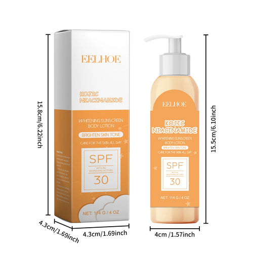  Kojic Acid Body Lotion SPF 30+ UV Protection Cream cashymart