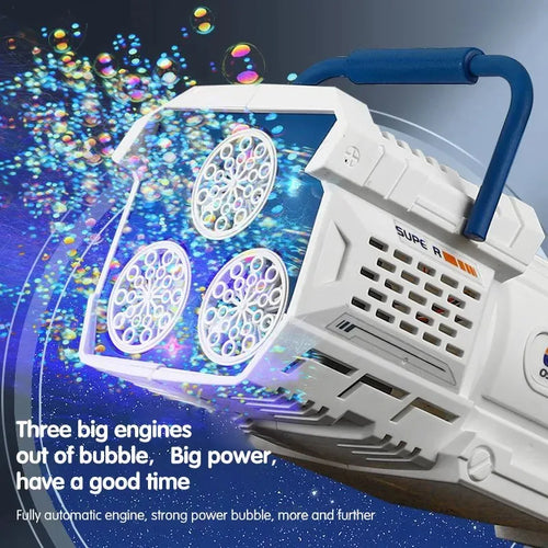 LED Bubble Rocket Gun cashymart