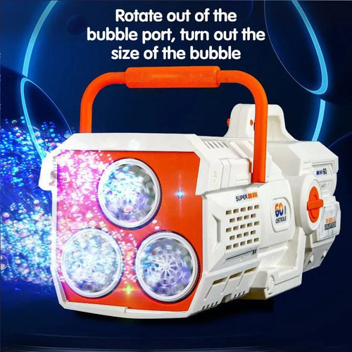  LED Bubble Rocket Gun cashymart