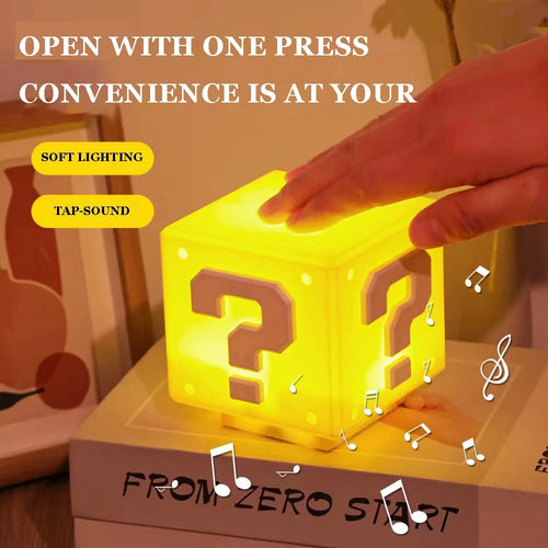 LED Question Mark Night Light with Music for Kids cashymart