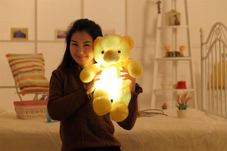  LED Teddy Bear Stuffed Animals Plush Toy cashymart