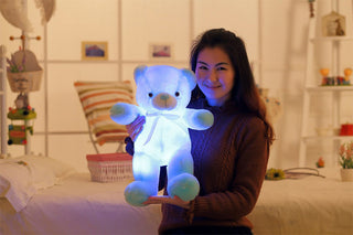  LED Teddy Bear Stuffed Animals Plush Toy cashymart