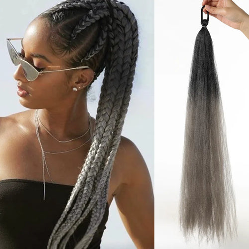  LUPU 26 Inch Ombre Ponytail Extension cashymart
