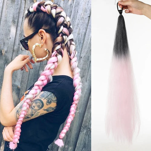  LUPU 26 Inch Ombre Ponytail Extension cashymart