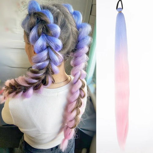 LUPU 26 Inch Ombre Ponytail Extension cashymart