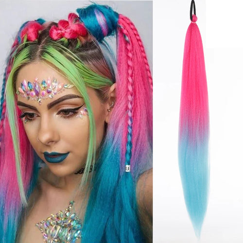  LUPU 26 Inch Ombre Ponytail Extension cashymart
