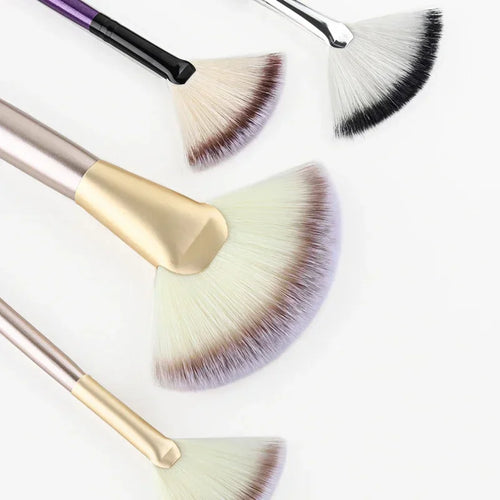  Large Flat Highlight Blush Fan Makeup Brush cashymart