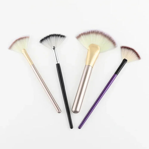  Large Flat Highlight Blush Fan Makeup Brush cashymart