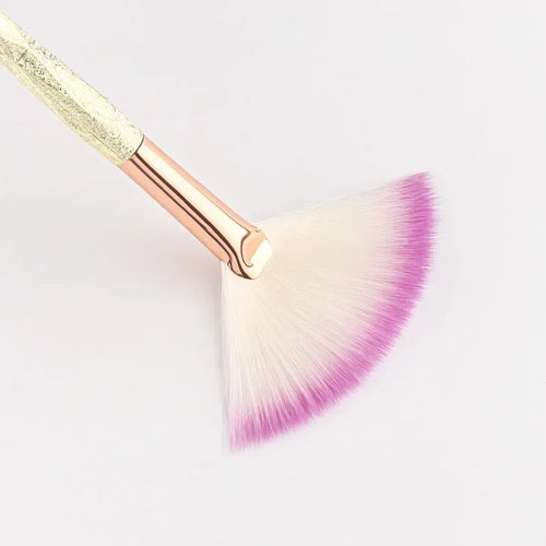  Large Flat Highlight Blush Fan Makeup Brush cashymart