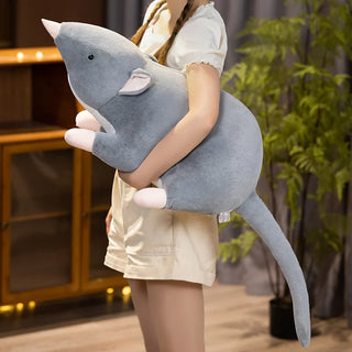  Lifelike Grey Mouse Soft Plush Toy Gift cashymart