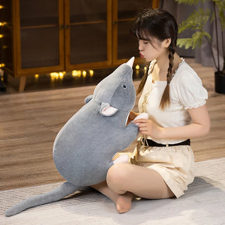  Lifelike Grey Mouse Soft Plush Toy Gift cashymart