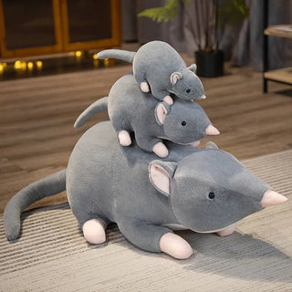  Lifelike Grey Mouse Soft Plush Toy Gift cashymart