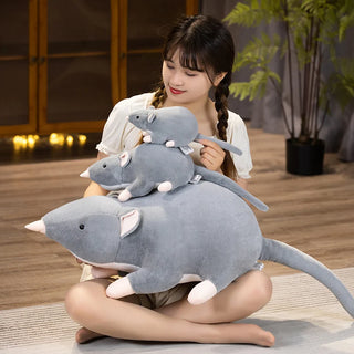  Lifelike Grey Mouse Soft Plush Toy Gift cashymart
