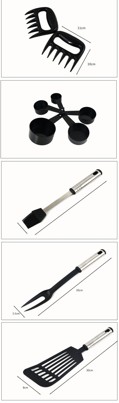  Light Luxury Nylon Kitchen Utensils Set cashymart