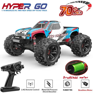  Lightning Speed 1/16 Brushless 4WD RC Off-Road Racing Car 70KM/H cashymart