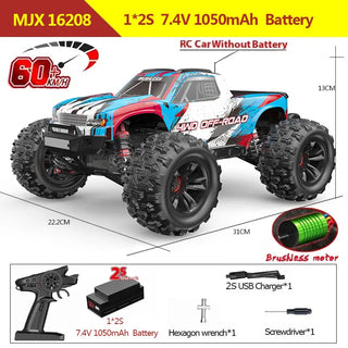  Lightning Speed 1/16 Brushless 4WD RC Off-Road Racing Car 70KM/H cashymart