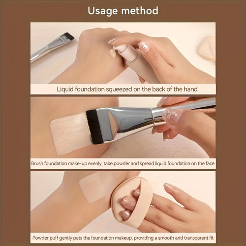  Lightweight Flat Head Brush for Foundation cashymart