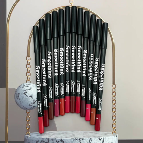  Lip Liner Pen Set Waterproof Easy To Color Makeup cashymart