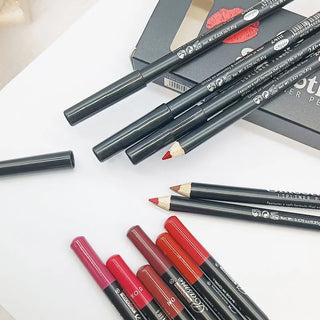  Lip Liner Pen Set Waterproof Easy To Color Makeup cashymart