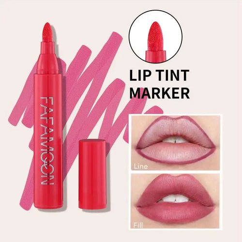  Lip Marker Stain Pen 2 in 1 Waterproof Matte Makeup cashymart