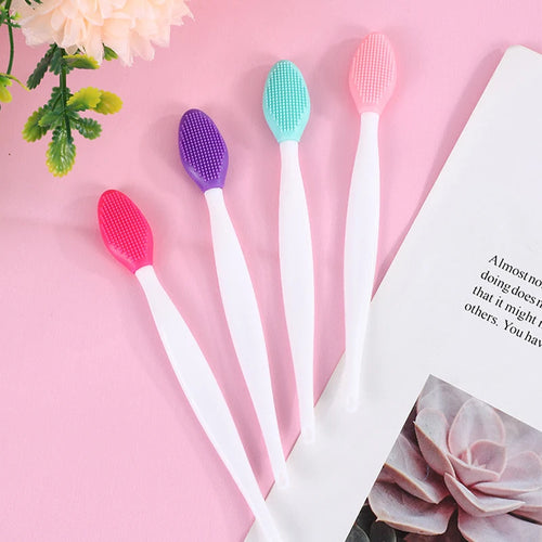  Lip Scrub Brush Silicone Tool Set of 5 cashymart