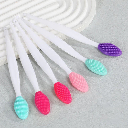  Lip Scrub Brush Silicone Tool Set of 5 cashymart