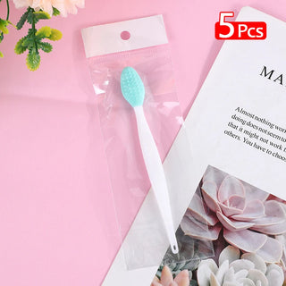  Lip Scrub Brush Silicone Tool Set of 5 cashymart