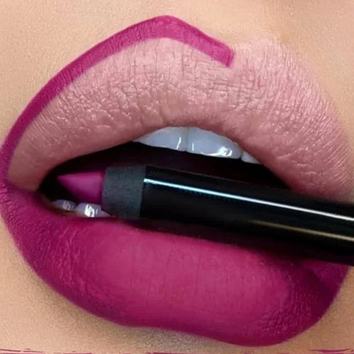  Lipliner Pencil Lip Makeup Sexy Red Matte Waterproof cashymart