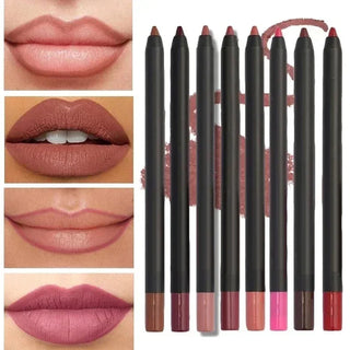  Lipliner Pencil Lip Makeup Sexy Red Matte Waterproof cashymart