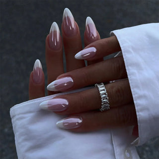  Long Almond Fake Nails cashymart