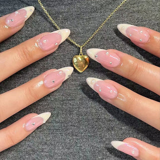  Long Almond Fake Nails cashymart