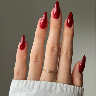  Long Almond Fake Nails cashymart