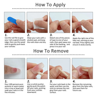  Long Almond Press on Nails cashymart