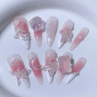  Long Almond Press on Nails cashymart