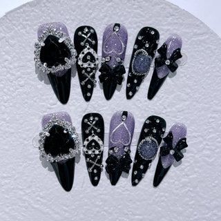  Long Almond Press on Nails cashymart