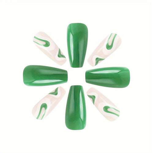  Long Ballerina Press-On Nails cashymart