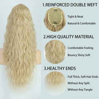  Long Curly Wavy Ponytail Hair Extension cashymart