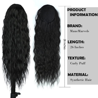  Long Curly Wavy Ponytail Hair Extension cashymart